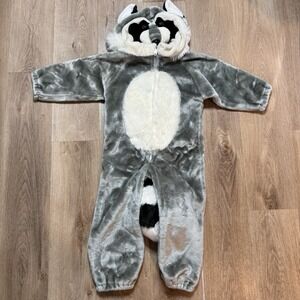 Vintage Chosun Raccoon Soft Plush Costume Boy Girl Size 44" Tall M 3-5 Halloween